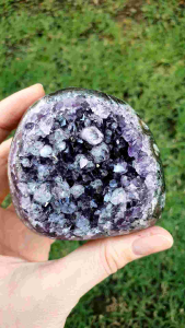 🌹Natural Uruguay Purple Crystal Cluster/Amethyst Cluster/Ornaments 378g🌹天然乌拉圭紫水晶镇/紫晶簇/原石摆件 378g