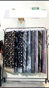 COD - Rok Lilit Serut Instan Free Ring Motif Batik Khusus Warna Silver Bawahan Kebaya Modern Rok Kondangan Pakaian Wisuda- RHENA BUSANA