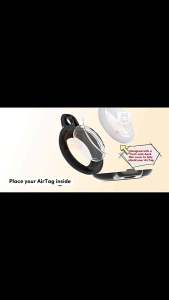 ❤️Magnetic AirTag Case❤️ Casing Protector Metal Bumper Sleeve Antilost Device Keychain AirTag Leather❤️SG Seller❤️