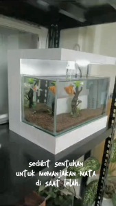 Akuarium Minimalis Fulset SMA Kabinetnya