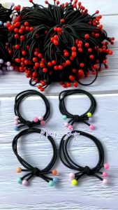 Sét 2 Dây Buộc Tóc Dây Cột Tóc Cherry Xinh Xắn Dễ Thương Phong Cách Hàn Quốc