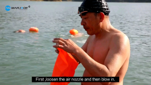 Highly Visible Inflatable Open Water Swim Buoy