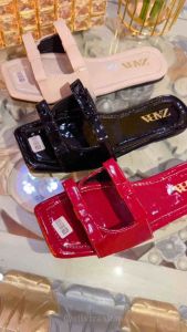 Sandal Selop Zara Flat Pita Datar Glossy Sandal Wanita Terbaru Kode SMU12