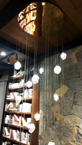 Đèn thả phale giọt nước cho phòng khách thông tầng lối cầu thang HTK 027 đèn thả trang trí phale cao cấp đèn thả thông tầng theo thiết kế (đơn giá là 1 dây đèn thả)