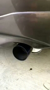 Greddy Chambered Medium Muffler Jasma badge Oval Can high quality free flow titanium muffler car