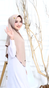 Hijab Naila pet Jersey premium XL
