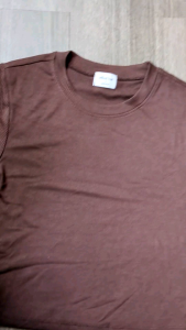 Áo Thun Gân Tăm Cổ Tròn Dáng Ngắn WILFRED FREE Xuất Xịn