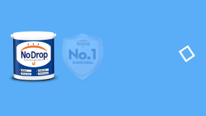 Cat Pelapis Anti Bocor No Drop 1 KG Avian Brands: Cat Tembok Anti Bocor Mengkilap Tahan Lama