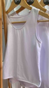 White Black Sando tank tops for kids girls boys inner top school uniform plain Cotton pang bata 5-14