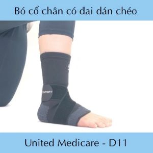 Bó cổ chân có đai dán chéo United Medicare (D11)