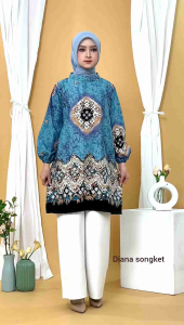 tunik jumputan/atasan wanita