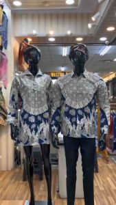 Baju Batik Tunik | Batik Couple | Batik Seragam | Batik Kerja | Bahan Full Katun Lapis Furing Trikod