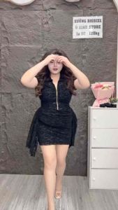Đầm Body Bigsize 50-90KG Siêu Sờ Lây Sang Chảnh Hack Dáng Cho Nàng Chuppy Cá Tính- D312 - Ú Xinh Store(Body Ren Nhung)