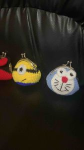 กระเป๋าใส่เหรียญปิ๊กแป๊ก handmade