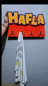 Custom Nama Gantungan Pakaian Aesthetic Karakter