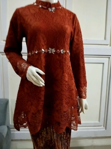 Setelan Kebaya Brukat Modern Marwah / Kebaya Kondangan Terbaru / Kebaya Wisuda Pesta Murah