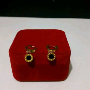 Anting Clip/Gantung Titanium Fashion Wanita Modern [Anti Karat/Anti Luntur]