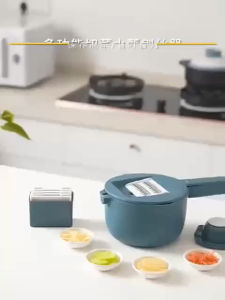 多功能沥水切菜器 Multifunctional Vegetable Cutter and Drainer #家里切丝切片全靠它了‼😍 切片刨丝洗菜篮,方便实用,每家每户#必备神器♥ 还能做沥水篮😍 #好物分享