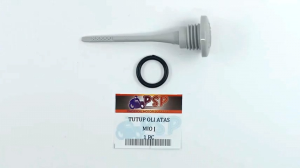 Tutup Oli Atas Mio J - Penutup Colokan Oli Oil Mesin + Seal Sil Oring O Ring Yamaha Mio Series Injeksi Fino 115 Soul GT 115