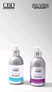 CBD Silver Screen Shampoo / Conditioner 250ml Shampo Warna Silver