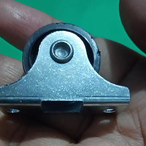 Roda troli 1 inch Mati kastor etalase Free sekrup