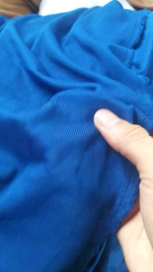 Thun dày giãn 2 chiều màu xanh dương( khổ1m6)- giá bán theo mét