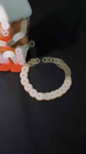 (SG Seller)Sterling Silver Pearl Bracelet "Streamflow" Collection Minimalist Enamel Design