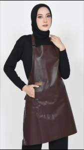 Celemek Oscar kulit Sintetis Waterproof Celemek Masak Dapur Chef Pelayan Cafe Waiters Original Handmade