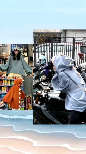 HOODIE TIREX OVERSIZE KOREAN STYLE