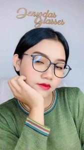 Kacamata Photocromic Normal Minus Silinder Bluecromic Kotak Pria Wanita Anti Radias Blueray Demodas