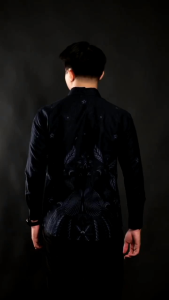 Kemeja Batik Pria Lengan Panjang Motif Damar Baju Batik Cowok Formal Casual Slim fit Laskala Premium