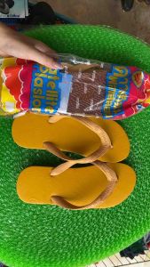รองเท้าแตะพระ ดาวเทียม ฟองน้ำสีเหลือง คุณภาพดี