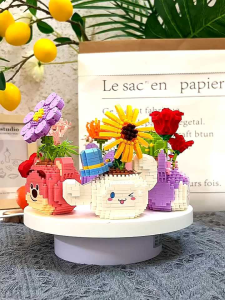 Đồ chơi lắp ráp mô hình chậu hoa có nhiều mẫu đẹp