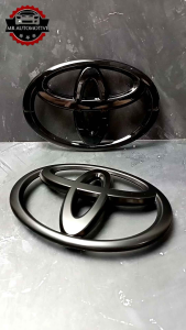 Logo Grill Depan Fortuner VRZ Black Glossy Dan Black Doff Original