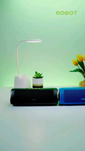 Speaker Bluetooth Portable Robot RB525 RGB Light TF SD Card Aux Flashdisk Original Bergaransi