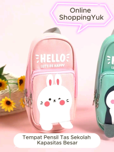 TEMPAT PENSIL KOTAK PENSIL IMPORT. TEMPAT PENSIL MOTIF LUCU IMUT. KOTAK PENSIL KAPASITAS BESAR MEMUAT BANYAK PENSIL DAN PEN DAN PERALATAN SEKOLAH LAINNYA. BAHAN CANVAS  KUALITAS PREMIUM INDAH DAN TAHAN LAMA.