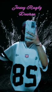 Jersey Rugby Oversize number 22 28 191 192 Jersey Blocor Jersey Vintage Jersey Cewe Jersey Cowo Jersey Mariiye