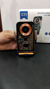 ที่จับโทรศัพท์มือถือในรถยนต์แบบชาร์จอัตโนมัติ