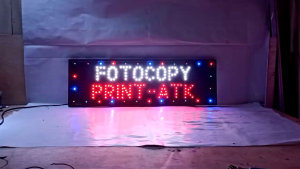 Tulisan Lampu LED untuk Fotocopy: Efisiensi & Durabilitas