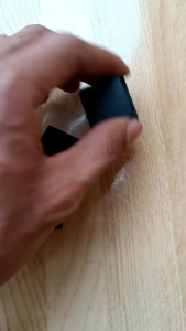 (100Pcs) Karet Kaki Hollow 25x25 Padat Karet Tutup Kaki Meja Kursi Rak Pipa Besi Kotak