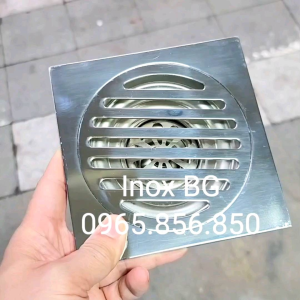 [SUS304] Ga thoát sàn 15x15 cm dùng cho ống 7690110 ngăn mùi chống côn trùng