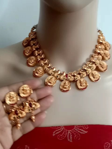 Necklace Set/ Indian Necklace Set/ Matt Finished Necklace Set