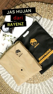 JAS HUJAN DEWASA TEBAL ELASTIS CEWE / COWOK SETELAN RAYENZ BAHAN PVC ANTI REMBES