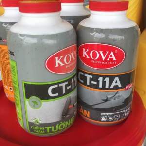 Chất Chống Thấm Cao Cấp CHÍNH HÃNG KOVA CT-11A Plus Tường 1KG...có tác dụng ngăn chặn sự thấm nước