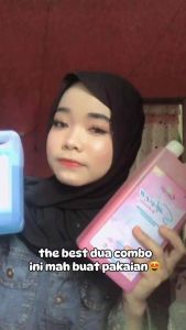 Batrisyia Softener 1000ml | Sakura - Sweet Heart | Pewangi Pakaian | ED Panjang