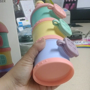 BUBBLES MUSHROOM MILK POWDER DISPENSER ASSORTED