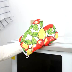 H880 (1 PCS) Sarung Tangan Microwave / Sarung Tangan Motif Anti Panas / Alat Dapur / Kitchen