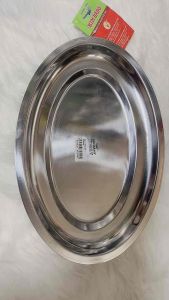 [HCM]Dĩa Khay Inox KIM HẰNG 28x36cm chính hãng bảo hành tại KIM HẰNG