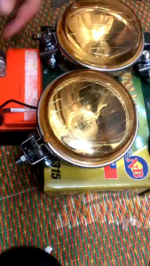 Bộ 2 Đèn phá sương mù  đèn gầm  trợ sáng  ô tô Đài Loan 5315 H3 12v 55w inox Đài Loan đường kính vừa lỗ từ 10cm (không lộ viền) đến 11cm (cả viền inox)  (24vol 70w thay bóng  nguyên bản 12 vol)