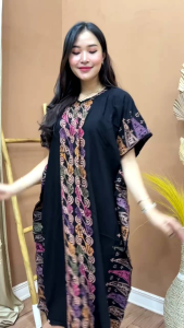 Daster Lowo Jumbo Sogan & Bahan Rayon Candi Mekar